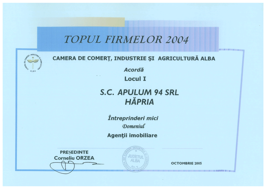 Anul 2004 Diploma